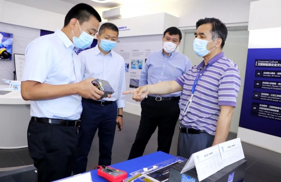 Leaders of Fangshan District went to Welion for research on new energy